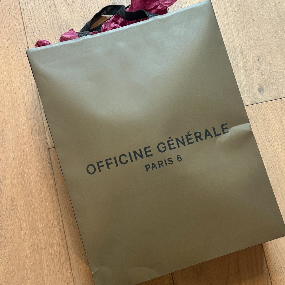 🛍️ OFFICINE GÉNÉRALE Shopping Bag + Tissue Paper
